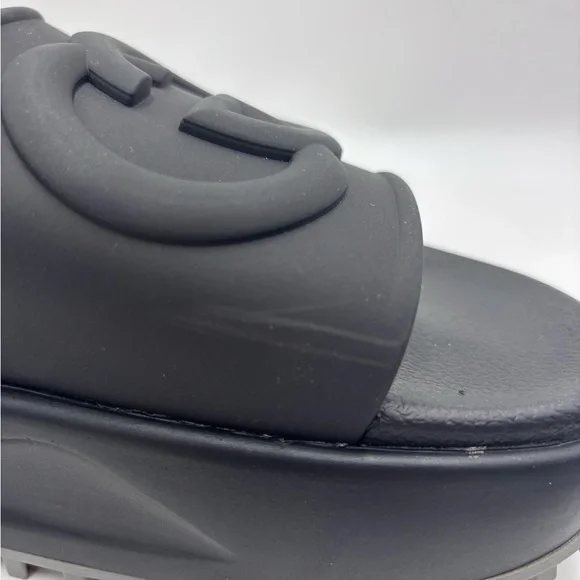 Gucci Black Slide Sandals - Picture 9 of 9